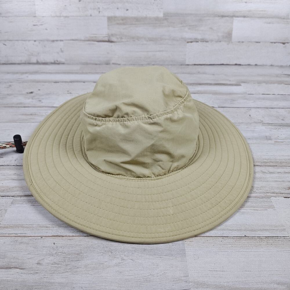 NORDIC GEAR Light Weight Tan Wide Brim Bucket Boonie Sun Hat Sz M/L